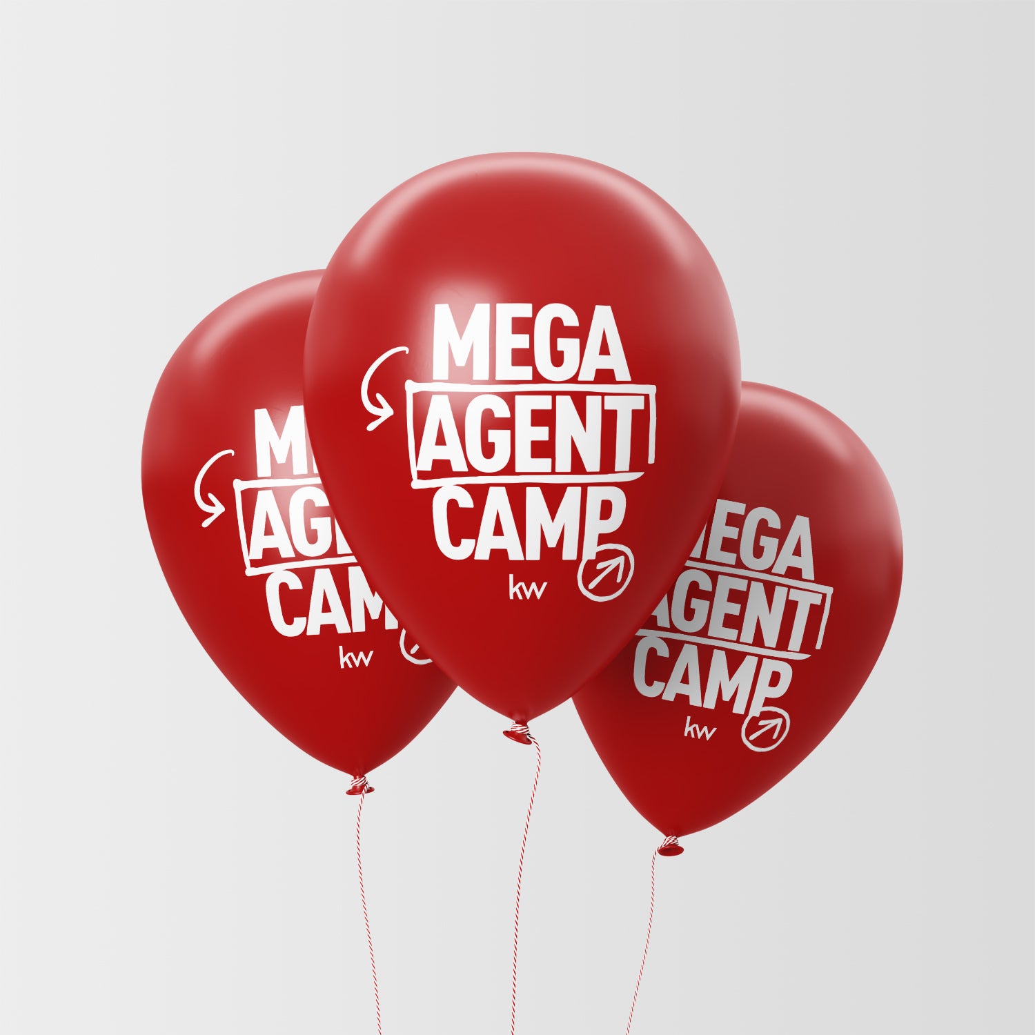 Ballons Mega Agent Camp pour les Markets Centers Store KW France