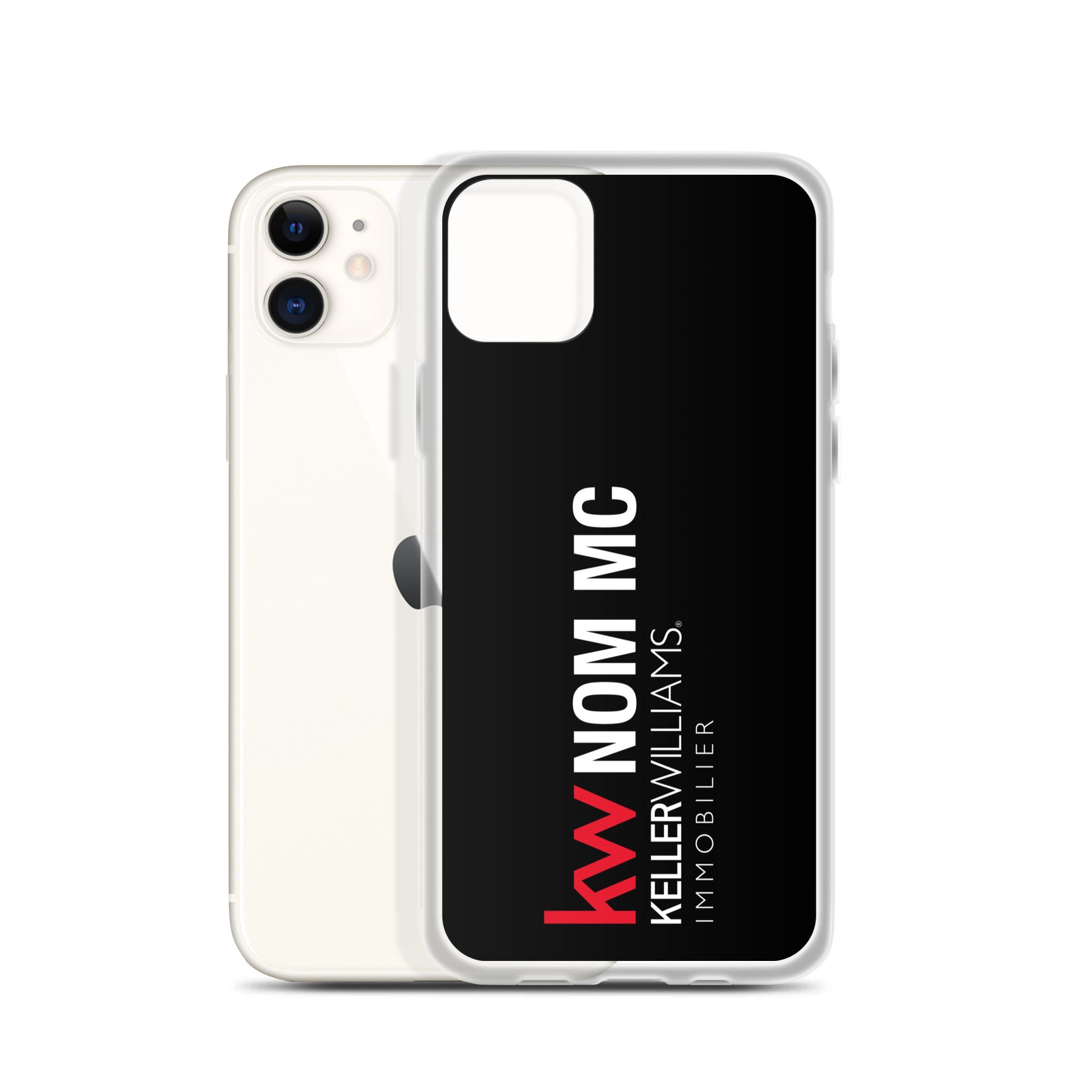 Coque Iphone - KW Nom de votre Marker Center