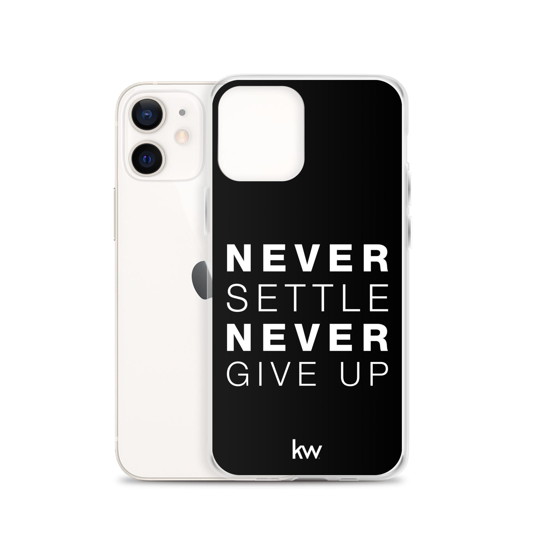 Coque iPhone - Never Settle