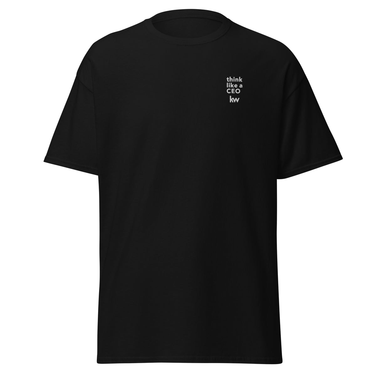 T-Shirt Basique Unisexe Brodé - Think Like a CEO