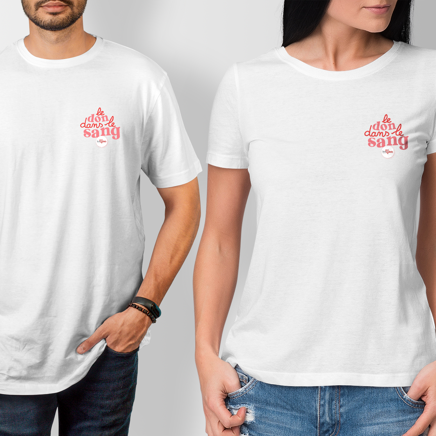 T-Shirt Premium Unisexe - KW France Cares - Le Don dans le Sang