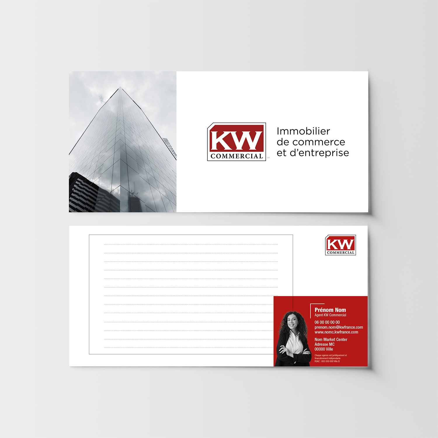 Carte de Correspondance - KW Commercial