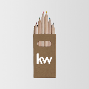 Set de 6 crayons de couleur - KW