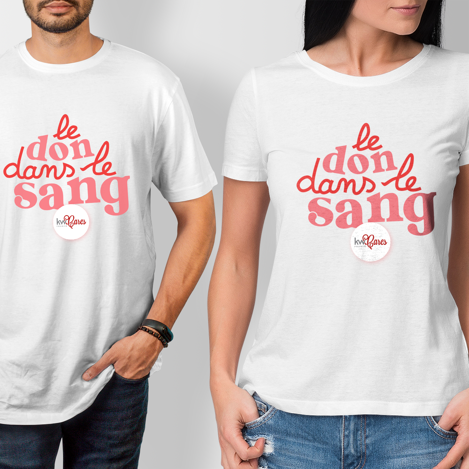 T-Shirt Premium Unisexe - Le Don dans le Sang