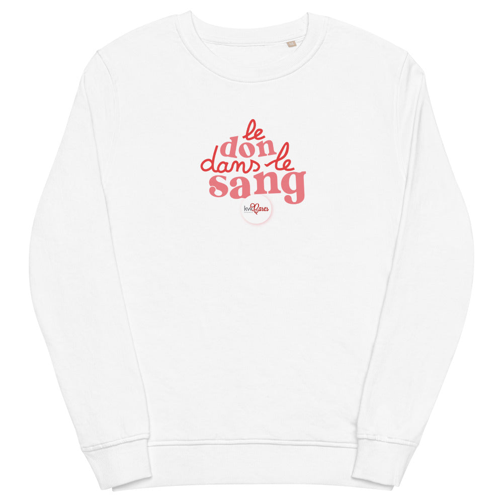 Sweatshirt Premium Unisexe - Le Don dans le Sang
